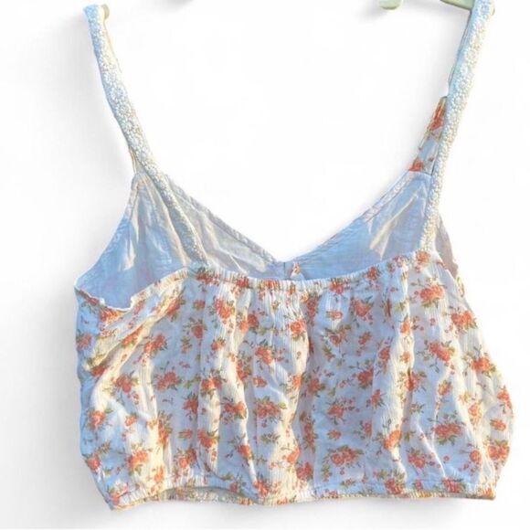 Forever 21 Floral Button-Up Tank Top - Picture 3 of 6